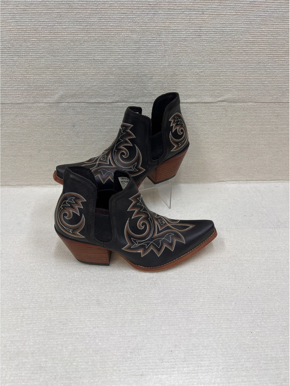 Durango Crush Western Booties Womens 10M Black DRD0402